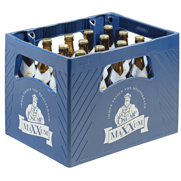 Bild von Oscar MaXXum Weizen trüb  20 x 0,5L