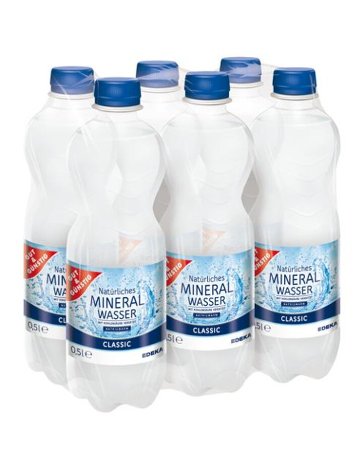 Bild von G&G MINERALWASS CLASS   6X0,5L