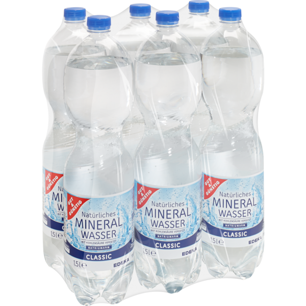 Bild von G&G MINERALWASSER CLASS 6X1,5L