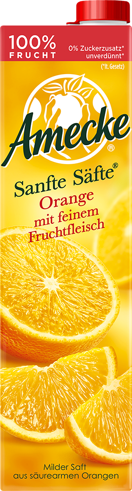 Bild von Amecke Sanfte Säfte Orange mit zartem Fruchtfleisch  1L